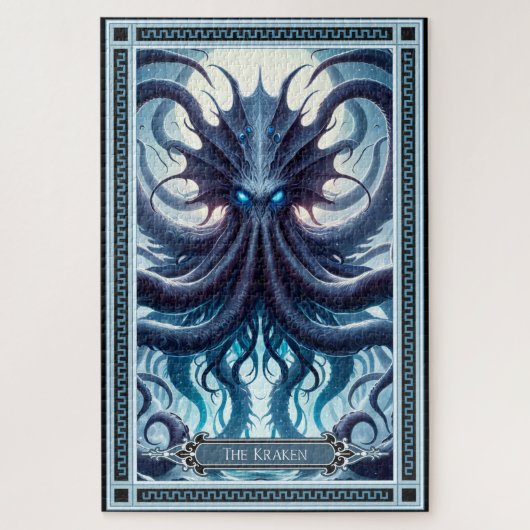De Kraken Tarot Kaart Legpuzzel (Verticaal)
