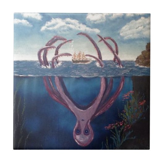 De Kraken Tegeltje (Voorkant)