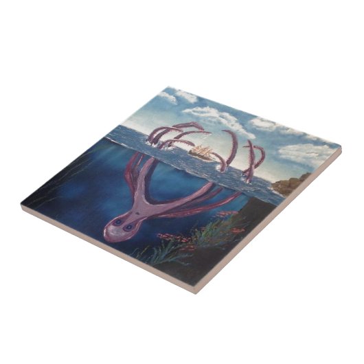 De Kraken Tegeltje (Zijkant)