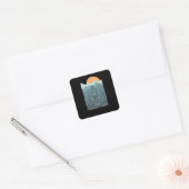 De Kraken Vierkante Sticker (Envelop)