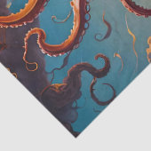 De Kraken Zee Monster Decoupage Tissuepapier (Detail)