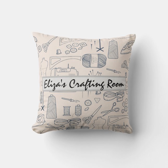 De krakkende Zaal gooit kussen/kussen. bewerkbare  Kussen (Voorkant)