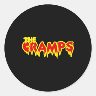 De kramp tekst ronde sticker