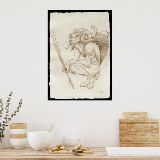 De Krampus Poster (Keuken)