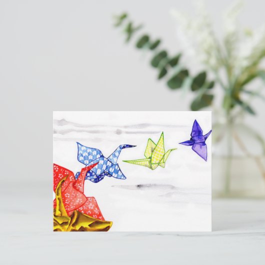 De Kranen van het document Briefkaart (Staand voorkant)