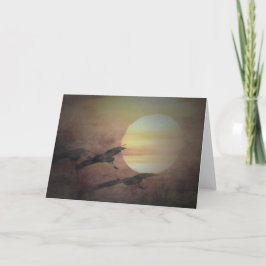 De Kranen van Sandhill in de Wenskaarten van de Kaart