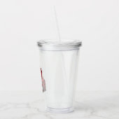 De krant Batman Silhouette Acryl Drinkbeker (Links)