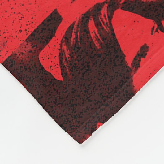 De krant Batman Silhouette Fleece Deken (Hoek)