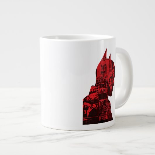 De krant Batman Silhouette Grote Koffiekop (Voorkant rechts)