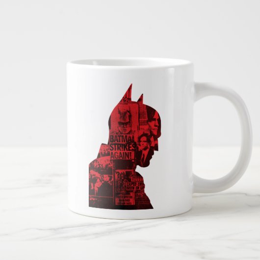 De krant Batman Silhouette Grote Koffiekop (Rechts)