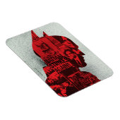 De krant Batman Silhouette Magneet (Rechterzijde)