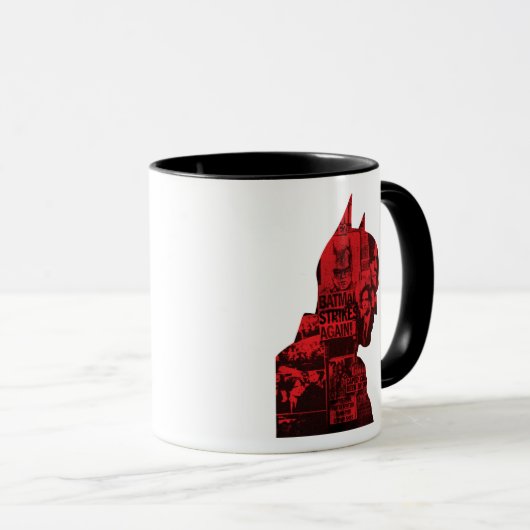 De krant Batman Silhouette Mok (Voorkant rechts)