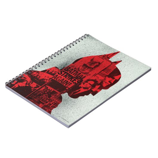 De krant Batman Silhouette Notitieboek (Linkerzijde)