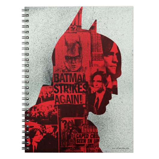 De krant Batman Silhouette Notitieboek (Voorkant)
