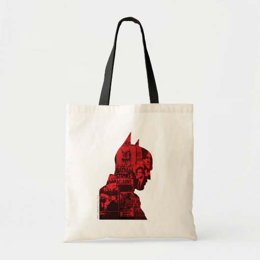 De krant Batman Silhouette Tote Bag (Voorkant)