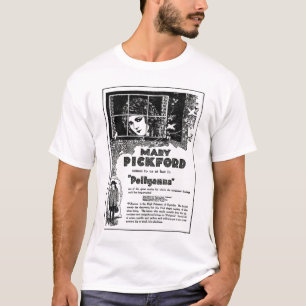De  krant Mary Pickford Pollyanna schrijft T-shirt