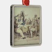 De krant metalen ornament (Rechts)