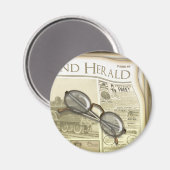 De krant ronde magneten (Voorkant / Achterkant)