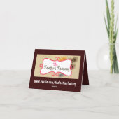 De Kras van de kip Kaart (Achterkant)