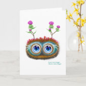 De krasgeluiden tert Haggis toe. Latijns Kaart (Gele Bloem)