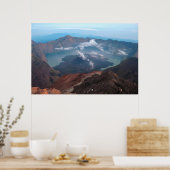 De krater van Rinjani Poster (Keuken)