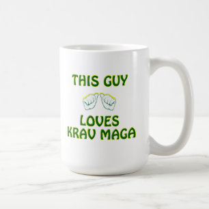 De Krav Maga van de wereld Deze man houdt van Mokk Koffiemok