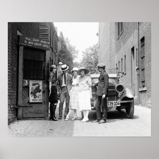 De Krazy Kat Speakeasy, 1921. foto Poster (Voorkant)