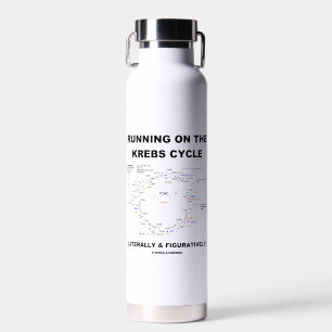 De krebs-cyclus Biochemiegeek Humor Waterfles