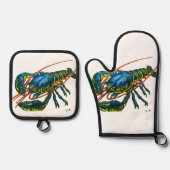 De Kreeft Ovenwant & Pannenlap Set (Voorkant)