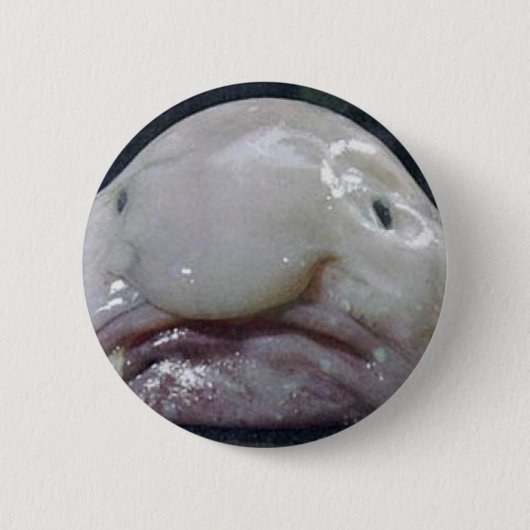 De kreeft ronde button 5,7 cm (Voorkant)