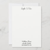 De kreeft strand oceaan zomer New Orleans bruiloft Kaart (Achterkant)