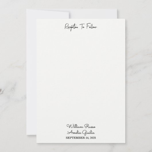 De kreeft strand oceaan zomer New Orleans bruiloft Kaart (Achterkant)