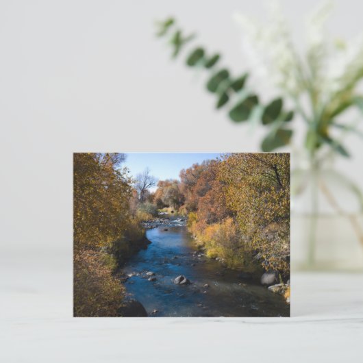 De Kreek van de herfst Briefkaart (Staand voorkant)