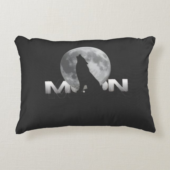 de kreet van de wolf onder de volle maan accent kussen (Voorkant)