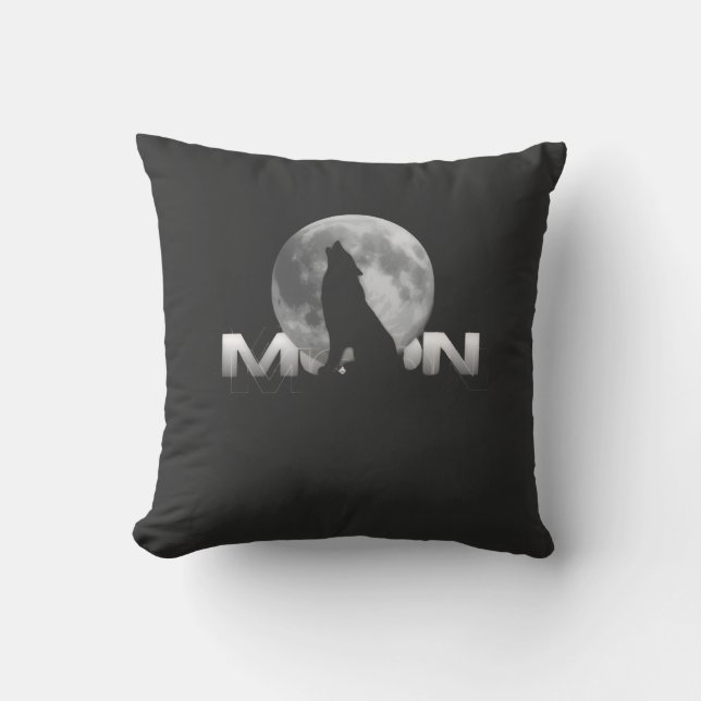 de kreet van de wolf onder de volle maan kussen (Voorkant)