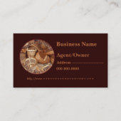 De kreuken van het mandje doen het met vezel - man visitekaartje (Voorkant)