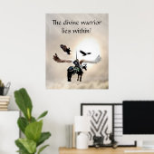 De krijger binnen poster (Thuiskantoor)