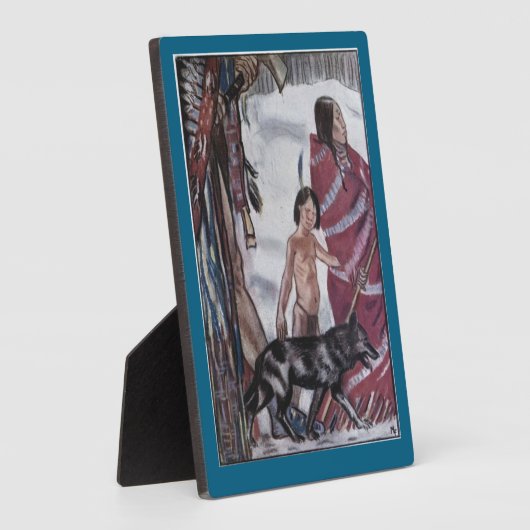 "De krijger" Fotoplaat (Zijkant)