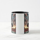 De krijger kwam uit de chaos. mok (Midden)