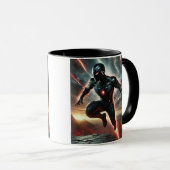 De krijger kwam uit de chaos. mok (Voorkant rechts)