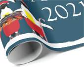 De Krijgsmacht van de Kerstman Inpakpapier (Rol Hoek)