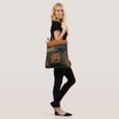 De krijsende kat-parodie Klassieke kunst grappig Tote Bag (Op model)