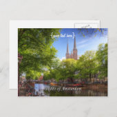 De Krijtberg, Singel - Sights of Amsterdam Briefkaart (Voorkant / Achterkant)