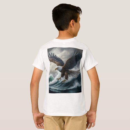 De kristallen adelaar t-shirt (Achterkant volledig)