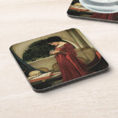 De Kristallen Bol door John William Waterhouse Drankjes Onderzetter (Linkerzijde)