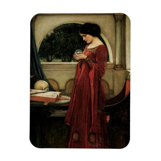 De Kristallen Bol van John William Waterhouse Magneet (Verticaal)