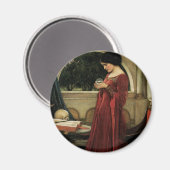 De Kristallen Bol van John William Waterhouse Magneet (Voorkant / Achterkant)