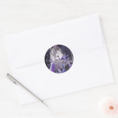 De kristallen grot ronde sticker (Envelop)