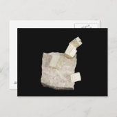 De Kristallen van het pyriet in Schalie Briefkaart (Voorkant / Achterkant)