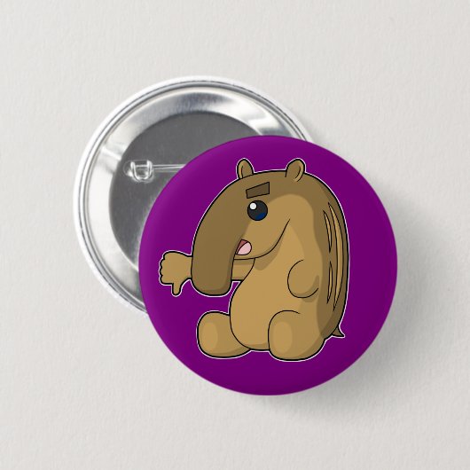 De Kritieke Tapir Ronde Button 5,7 Cm (Voorkant /achterkant)